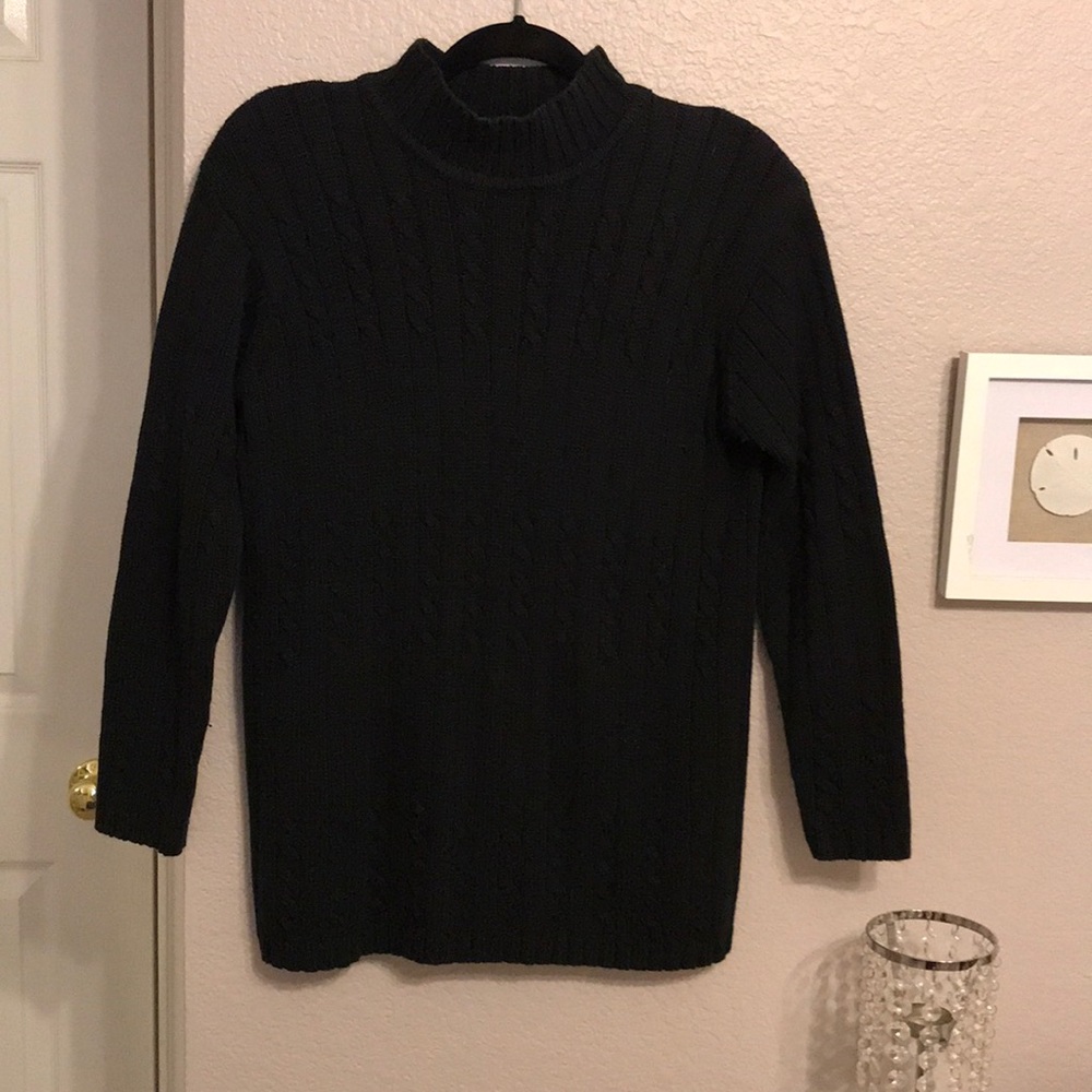 Black turtleneck